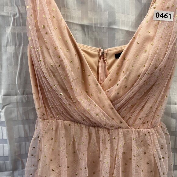 CITY TRIANGLES WOMEN/ YOUNG GIRLS DRESS SIZE 1COLOR ORANGE MELON CAP SLEEVE - Picture 9 of 13